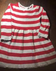 Robe rouge à ligne H&M 3 ans 