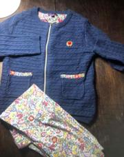Ensemble sergent major gilet caleçon 4 ans 
