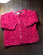 Gilet tape a l’œil rose 1 ans 