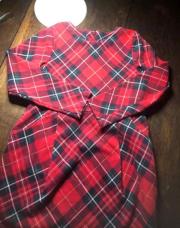 Robe carreau rouge H&M 4/6 ans 