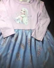 Robe reine des neige Disney 4/6 ans 