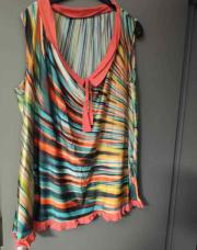 Blouse multicolore sans marque