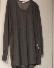 Chemisier voile noir 