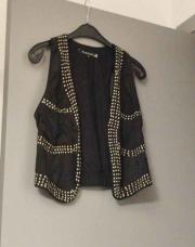 Gilet velour clou 