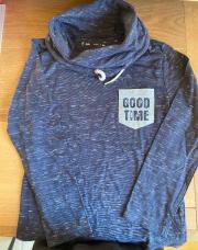 Sweat-shirt col gris neuf 8 ans 