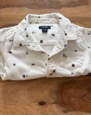 Chemise velours hiver 6M