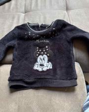 Pull noir Minnie 18 mois 