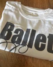 T-shirt BALLET Zara 6/7 ans 