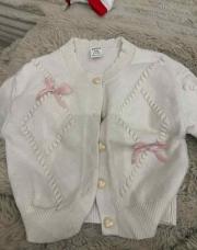 Gilet blanc T 9-12M