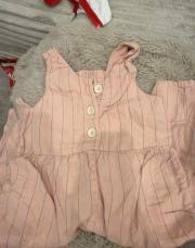 Salopette rose T92cm