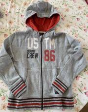Gilet gris/rouille 140 