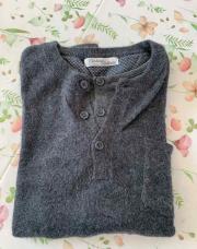 Pull cachemire gris tape à l’œil 10ans 140
