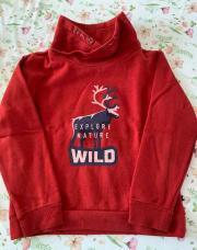 Sweat-shirt rouge élan okaidi 10ans 140