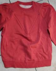 Pull d'allaitement rouge 