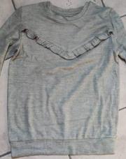 Pull d'allaitement gris/vert