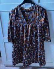 M.Robe camel à fleurs - taille S