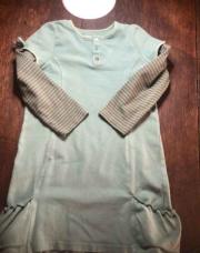 Robe verte vert baudet 5 ans 