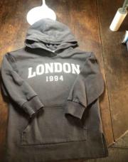 Robe sweat noir london H&M 4/5 ans 