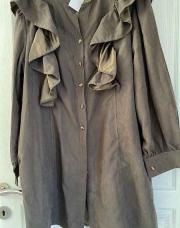Robe kaki à vollants XL 