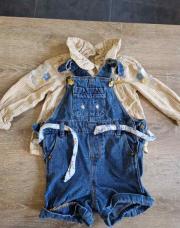 Ensemble t-shirt salopette 80cm sergent major