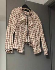 Veste carreaux zara