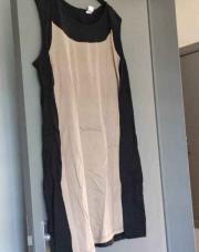 Tunique pill noir et beige