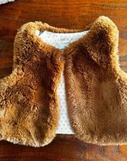 Gilet 3 mois fourrure obaibi