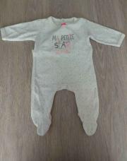 Pyjamas ma petite star à moi 1 mois