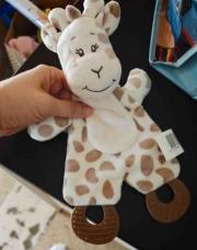 Doudou girafe 