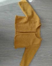 Gilet moutard 3 mois 