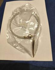 Collier blanc serpent 