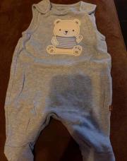 Salopette ours bleu c&a 1 mois 