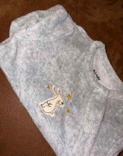 Pyjama kiabi gris lapin 1 mois 