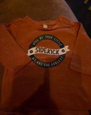 T shirt longue manche brune sidekick 1 mois 