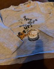 T shirt longue manche col new day