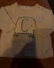 T shirt vert éléphant 50