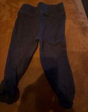  Legging bleu foncé  pied 1 mois