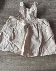 Salopette robe crème