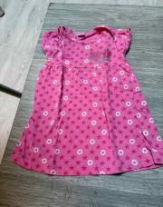 Robe rose court manche 