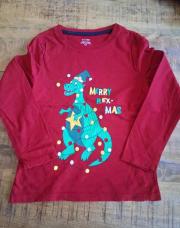 Tee-shirt 6ANS Noël DINO