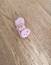 Chaussettes lapin roses 