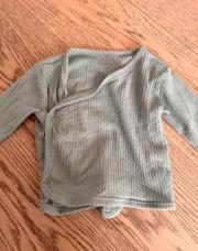 Blouse verte 3 mois 