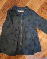 Robe verte pois 18m