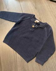 Pull laine bleu 2a