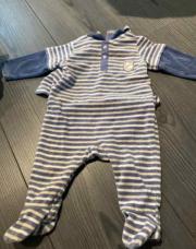 Pyjama rayé sergent major 6m