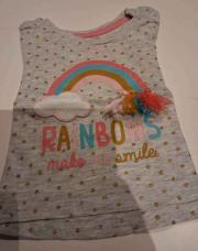 T-shirt 6 mois arc en ciel 