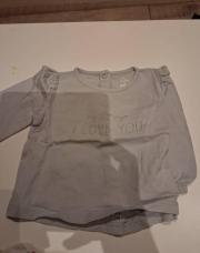 T-shirt 6 mois gris 