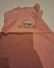 T-shirt 6 mois rose rainb