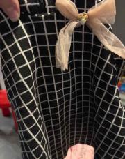 Robe luijo noir et blanche, T3/6mois