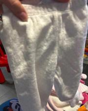 Bas de pyjama avec pied blanc à pois , T1mois